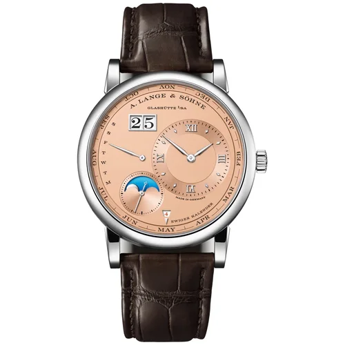 Lange 1 Perpetual Calendar White Gold / Pink