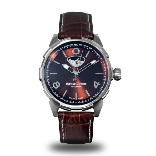 Bastian Antoni Turbulent BA01.STEEL/BROWN.8719326505893
