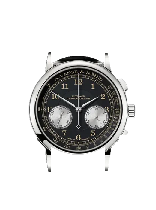 1815 414.047 mit Hybrid Armband aus Alligator und Kautschuk Blau