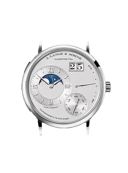 Lange 1 139.025 con Cinturino Ibrido Alligatore e Caucciù Blu