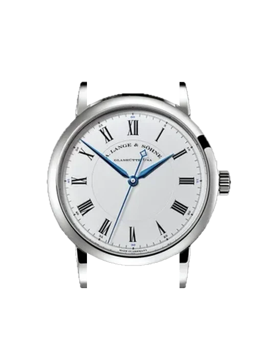 Richard Lange 232.026 mit Alligator-Nubuk-Armband Schwarz mit Ton-in-Ton-Naht, handgenäht