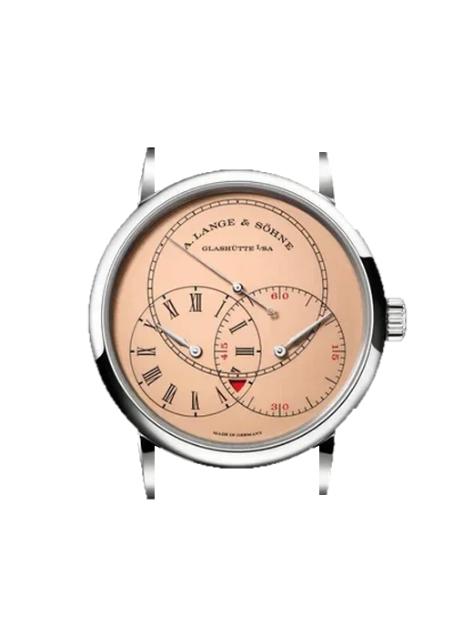 Richard Lange 252.056 con Correa de piel de cocodrilo en nubuck negro con costuras a juego cosidas a mano