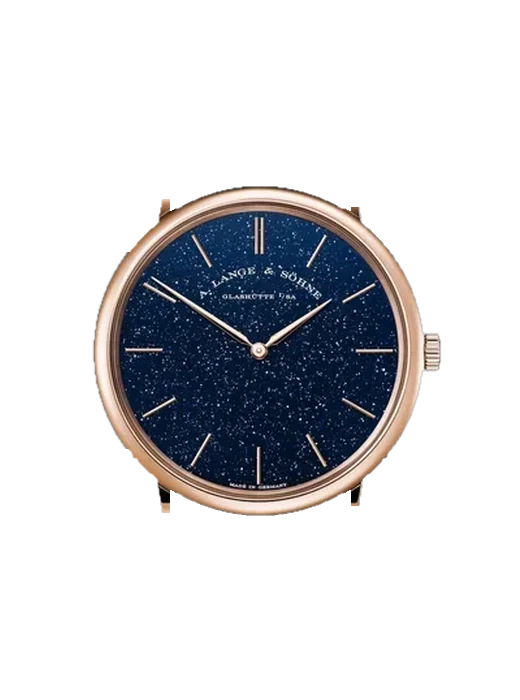 Saxonia 211.088 mit Alligator-Nubuk-Armband Schwarz mit Ton-in-Ton-Naht, handgenäht