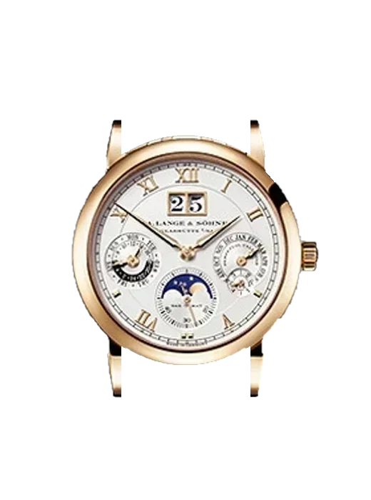 Saxonia 310.232 avec Bracelet Alligator Nubuck Noir avec Surpiqûre Ton sur Ton Faite Main