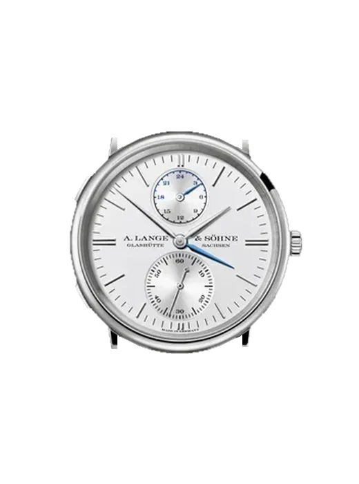 Saxonia 386.026 avec Bracelet Alligator Nubuck Noir avec Surpiqûre Ton sur Ton Faite Main