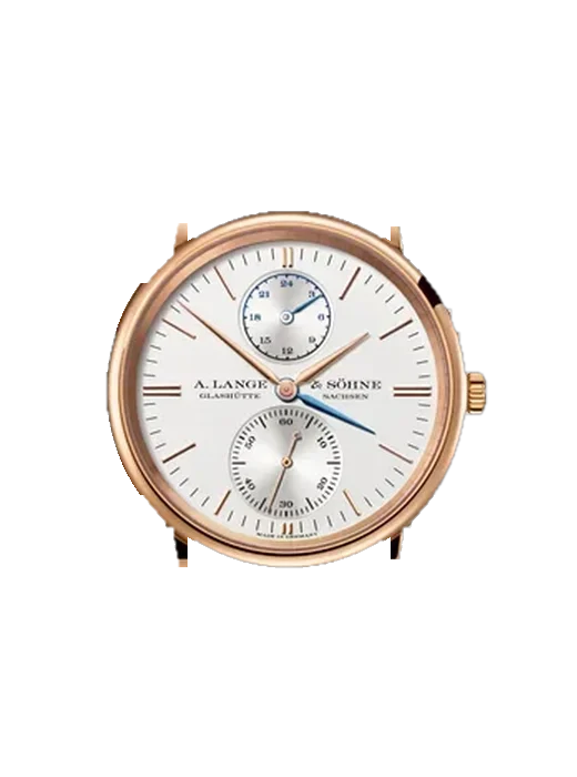 Saxonia 386.032 avec Bracelet Alligator Nubuck Noir avec Surpiqûre Ton sur Ton Faite Main