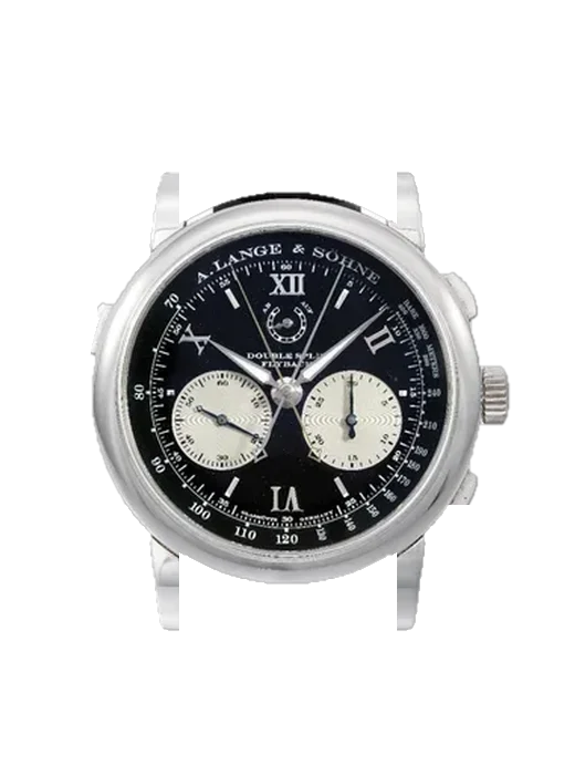 Saxonia 404.035X avec Bracelet Alligator Nubuck Noir avec Surpiqûre Ton sur Ton Faite Main