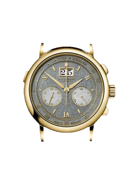 Saxonia 405.048F avec Bracelet Alligator Nubuck Noir avec Surpiqûre Ton sur Ton Faite Main