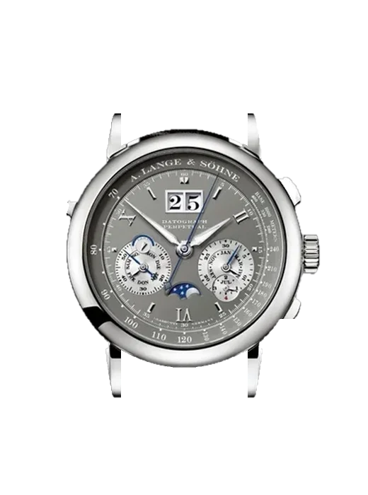 Saxonia 410.030 mit Alligator-Nubuk-Armband Schwarz mit Ton-in-Ton-Naht, handgenäht