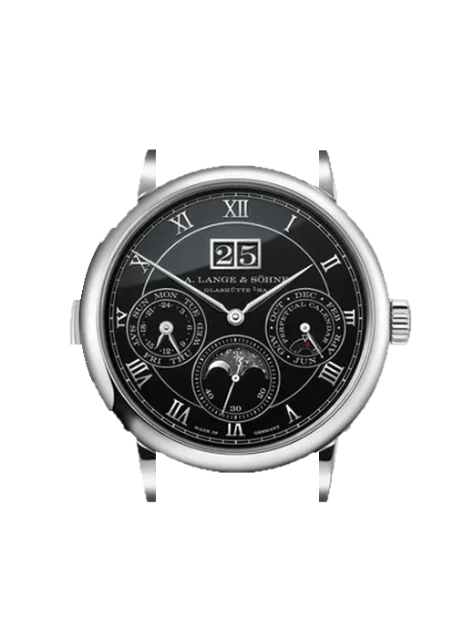 Saxonia 607.091FE con Correa híbrida de piel de cocodrilo y caucho azul