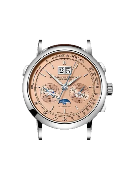 Saxonia 740.056 mit Alligator-Nubuk-Armband Schwarz mit Ton-in-Ton-Naht, handgenäht