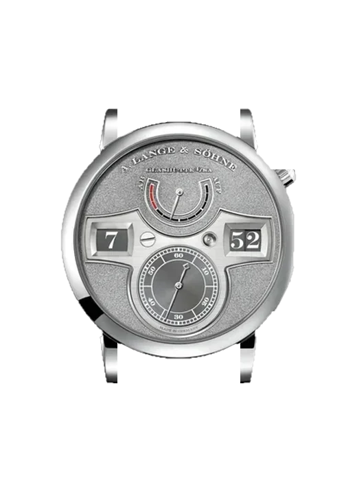 Zeitwerk 140.048 con Cinturino Struzzo Rosa