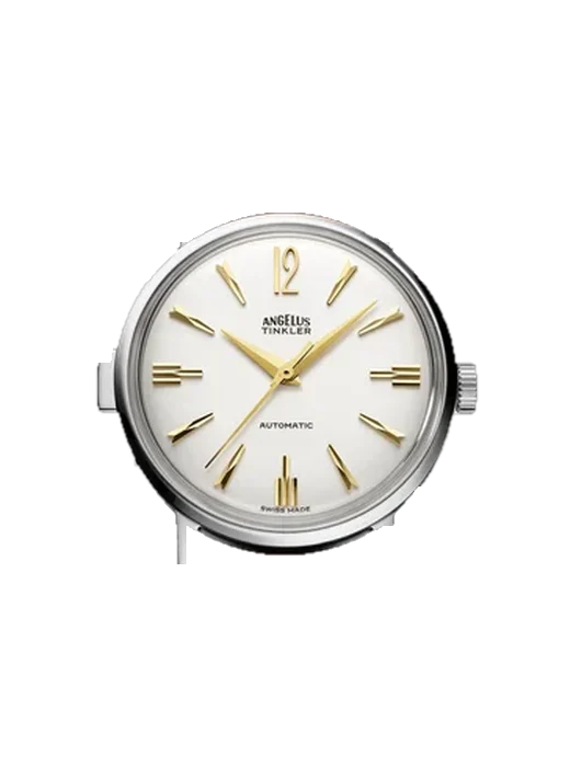 Tinkler 1958 Quarter Repeater with Grand Cavalier Leather Strap Orange