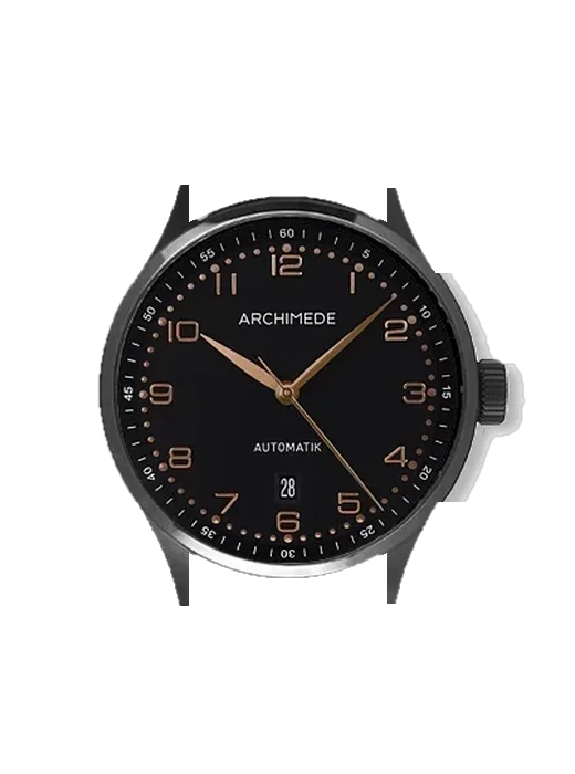 Klassik UA7929-A2.8-SW with Blue Alligator and Rubber Hybrid Strap