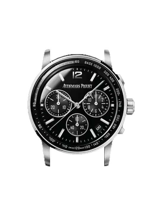 CODE 11.59 26393BC.OO.A002KB.02 with Black Nubuck Alligator Strap with Hand-Stitched Tone-on-Tone Stitching