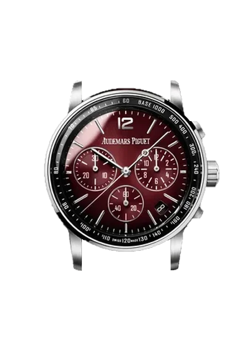 CODE 11.59 26393BC.OO.A068CR.01 with Black Nubuck Alligator Strap with Hand-Stitched Tone-on-Tone Stitching