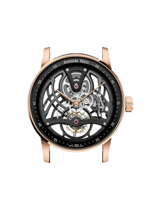 CODE 11.59 26600OR.OO.D002CR.01 with Black Nubuck Alligator Strap with Hand-Stitched Tone-on-Tone Stitching