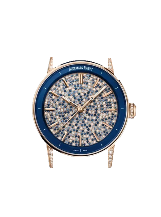 CODE 11.59 77410OR.ZZ.D343CR.01 with Black Nubuck Alligator Strap with Hand-Stitched Tone-on-Tone Stitching
