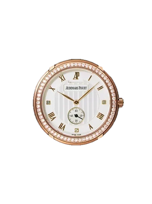Jules Audemars 15103OR.ZZ.A001CR.01 mit Alligator-Nubuk-Armband Schwarz mit Ton-in-Ton-Naht, handgenäht