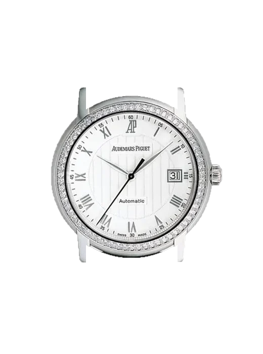 Jules Audemars 15140BC.ZZ.A002CR.01 con Correa híbrida de piel de cocodrilo y caucho azul