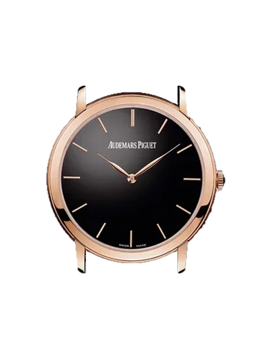 Jules Audemars 15180OR.OO.A002CR.01 con Cinturino Alligatore Nubuck Nero con Cucitura Sur Tone a Mano