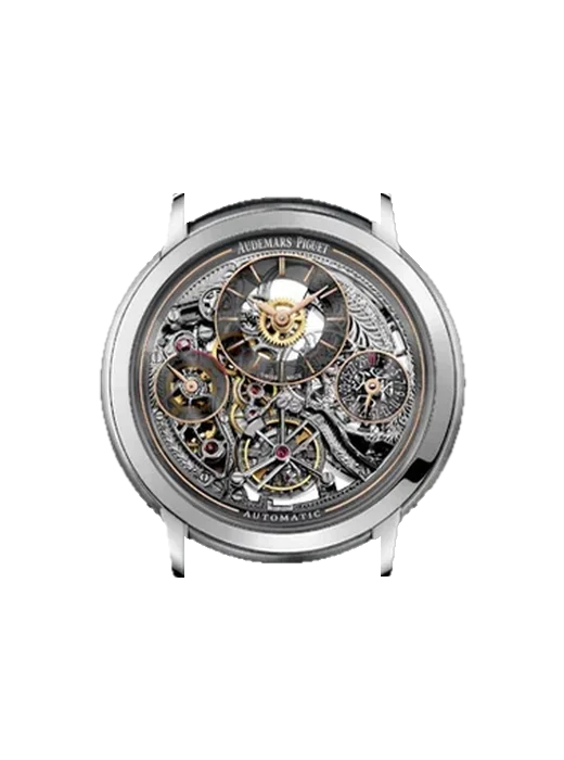 Jules Audemars 26143PT.OO.D005CR.01 con Cinturino Alligatore Nubuck Nero con Cucitura Sur Tone a Mano