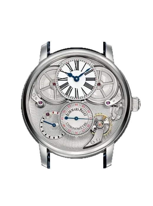 Jules Audemars 26153PT.OO.D028CR.01 con Cinturino Alligatore Nubuck Nero con Cucitura Sur Tone a Mano