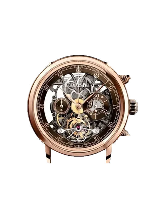 Jules Audemars 26346OR.OO.D088CR.01 con Cinturino Alligatore Nubuck Nero con Cucitura Sur Tone a Mano