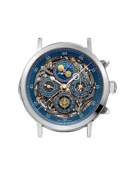 Jules Audemars 26554PT.OO.D028CR.01 avec Bracelet Hybride Alligator et Caoutchouc Bleu