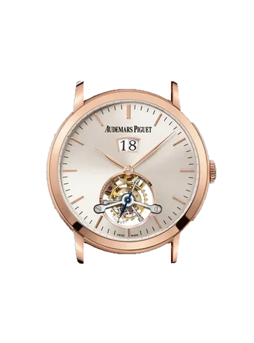 Jules Audemars 26559OR.OO.D088CR.01 mit Alligator-Nubuk-Armband Schwarz mit Ton-in-Ton-Naht, handgenäht