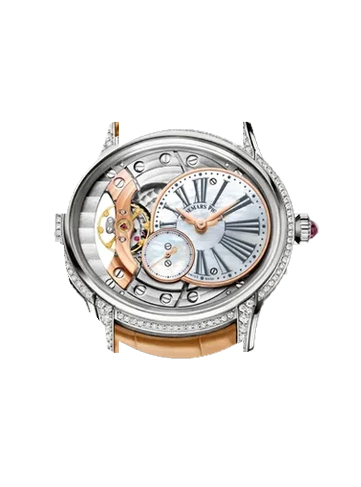 Millenary 77247BC.ZZ.A813CR.01 avec Bracelet Hybride Alligator et Caoutchouc Bleu