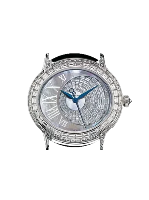 Millenary 77306BC.ZZ.D007SU.01 con Cinturino Alligatore Nubuck Nero con Cucitura Sur Tone a Mano