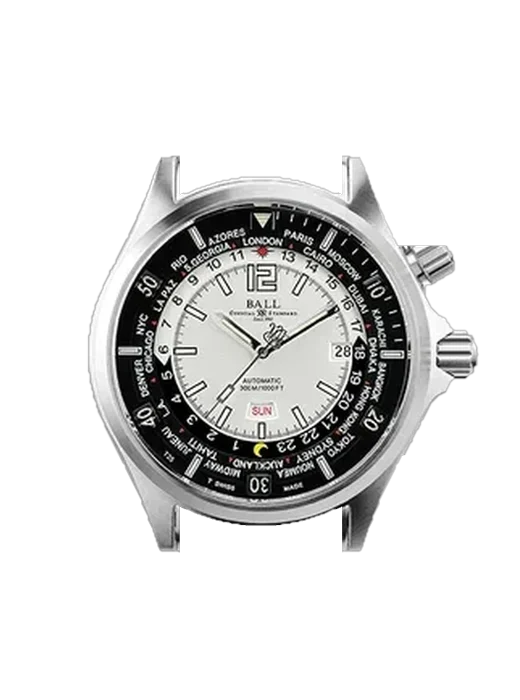 Engineer II DG2022A-SAJ-WH mit Grand Cavalier Cuir Armband Orange