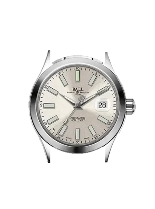 Engineer II NM2026C-S6J-SL con Correa Grand Cavalier de cuero naranja