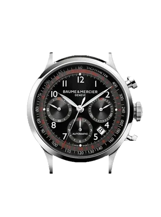 Capeland 10001 con Cinturino Saffiano Nero Cuciture Ecru