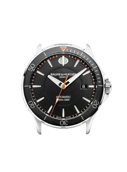Clifton 10340 avec Bracelet Grand Cavalier Cuir Orange