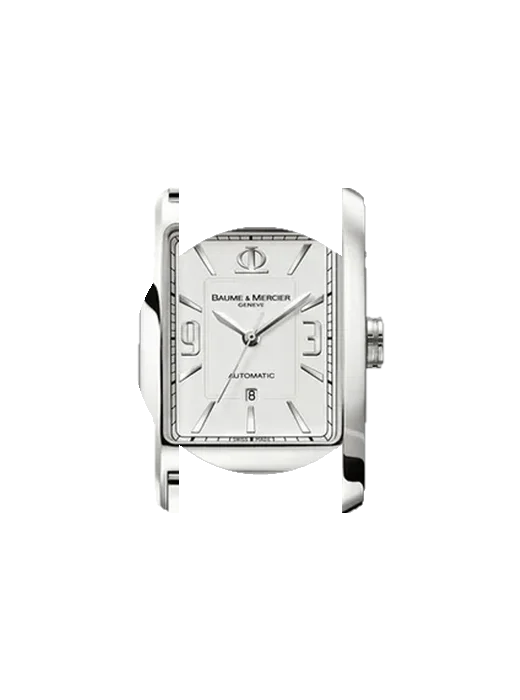 Hampton 8819 avec Bracelet de montre en cuir de veau vintage marron — Patine naturelle