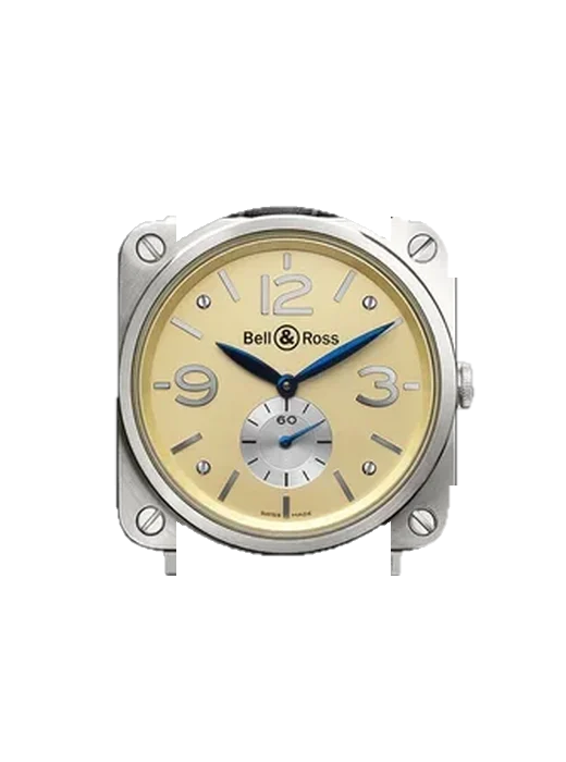 Instruments BRS-WHGOLD-IVORY_D with Vintage Brown Calfskin Strap — Natural Patina