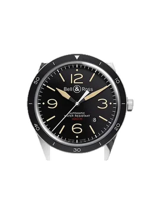 Vintage BRV123-ST-HER/SRB with Grand Cavalier Leather Strap Orange