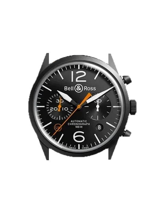 Vintage BRV126-O-CA with Vintage Brown Calfskin Strap — Natural Patina