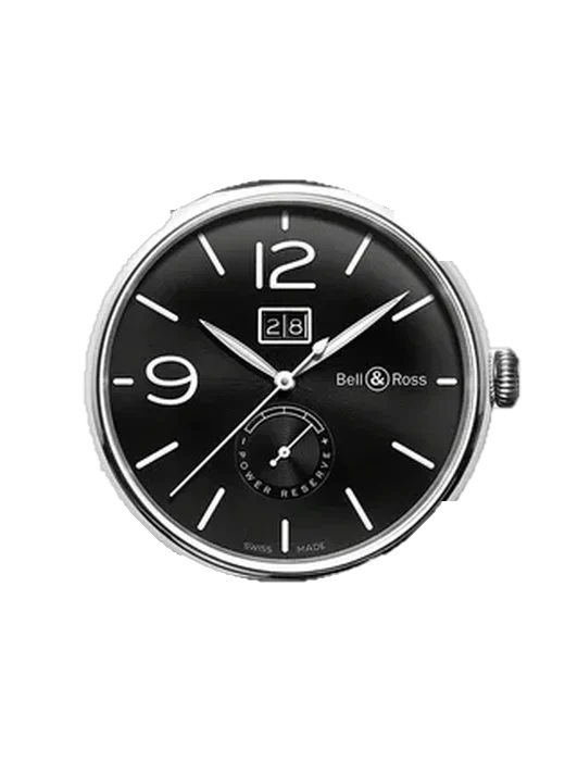 Vintage BRWW190-BL-ST/SCR with Vintage Brown Calfskin Strap — Natural Patina