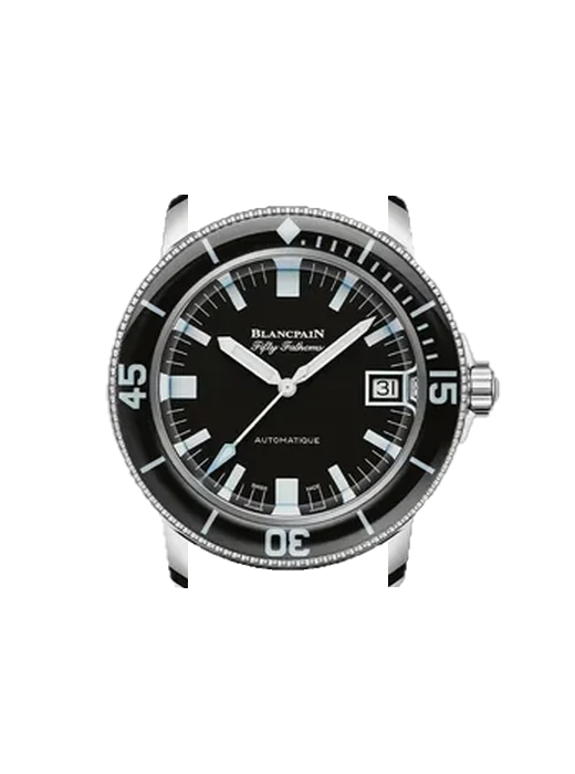 Fifty Fathoms 5008C-1130-B64A con Cinturino Grand Cavalier Cuir Arancione