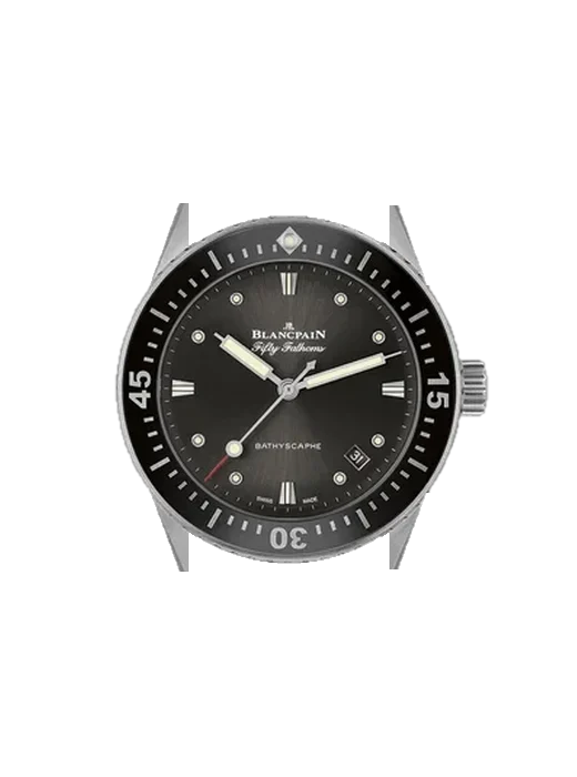 Fifty Fathoms 5100B-1110-B52A with Grand Cavalier Leather Strap Orange