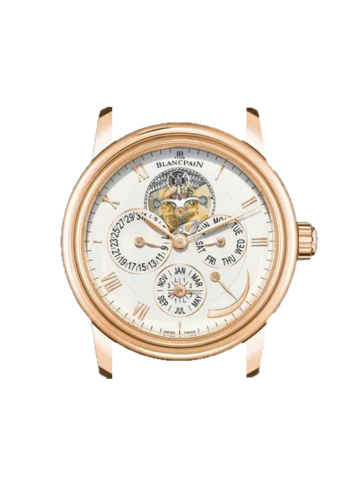 Le Brassus 4225-3642-55B con Correa de piel de becerro vintage marrón — Patina natural