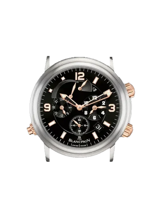 Léman 2041-12A30-64B avec Bracelet de montre en cuir de veau vintage marron — Patine naturelle