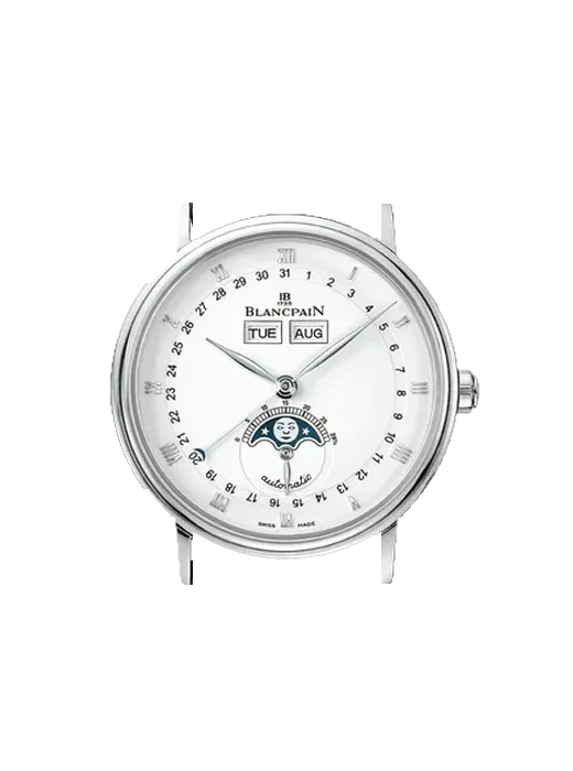 Villeret 6263-1127-55 avec Bracelet de montre en cuir de veau vintage marron — Patine naturelle