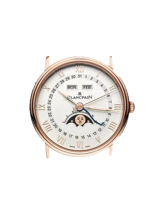 Villeret 6654-3642-MMB avec Bracelet de montre en cuir de veau vintage marron — Patine naturelle