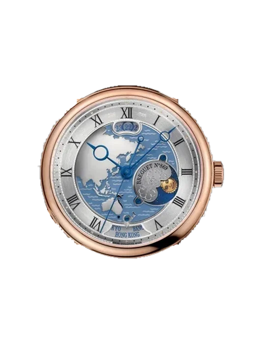 Classique 5717BR/AS/9ZU avec Bracelet Hybride Alligator et Caoutchouc Bleu