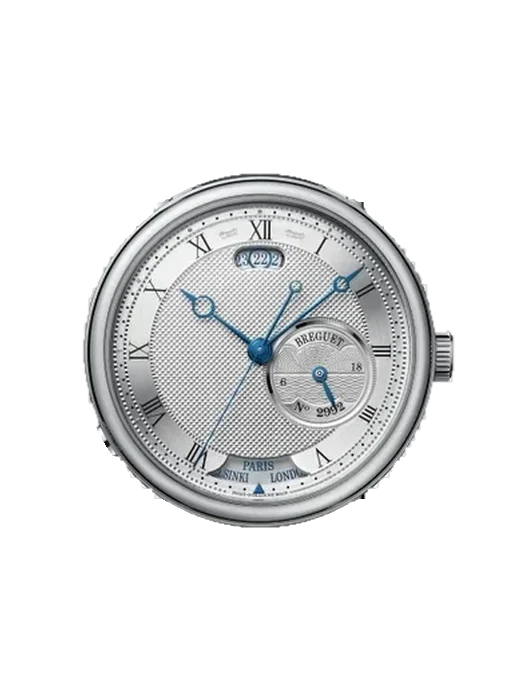 Classique 5727BB/12/9ZU avec Bracelet Alligator Nubuck Noir avec Surpiqûre Ton sur Ton Faite Main