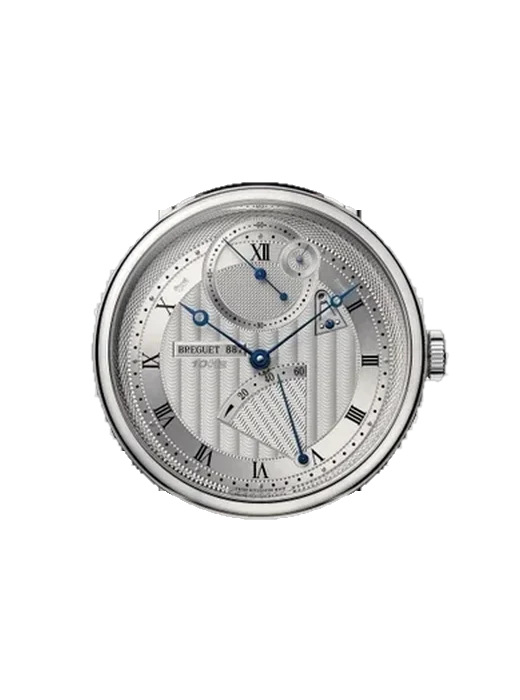 Classique 7727BB/12/9WU avec Bracelet Alligator Nubuck Noir avec Surpiqûre Ton sur Ton Faite Main